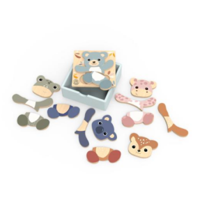 פאזל הלבשה מעץ