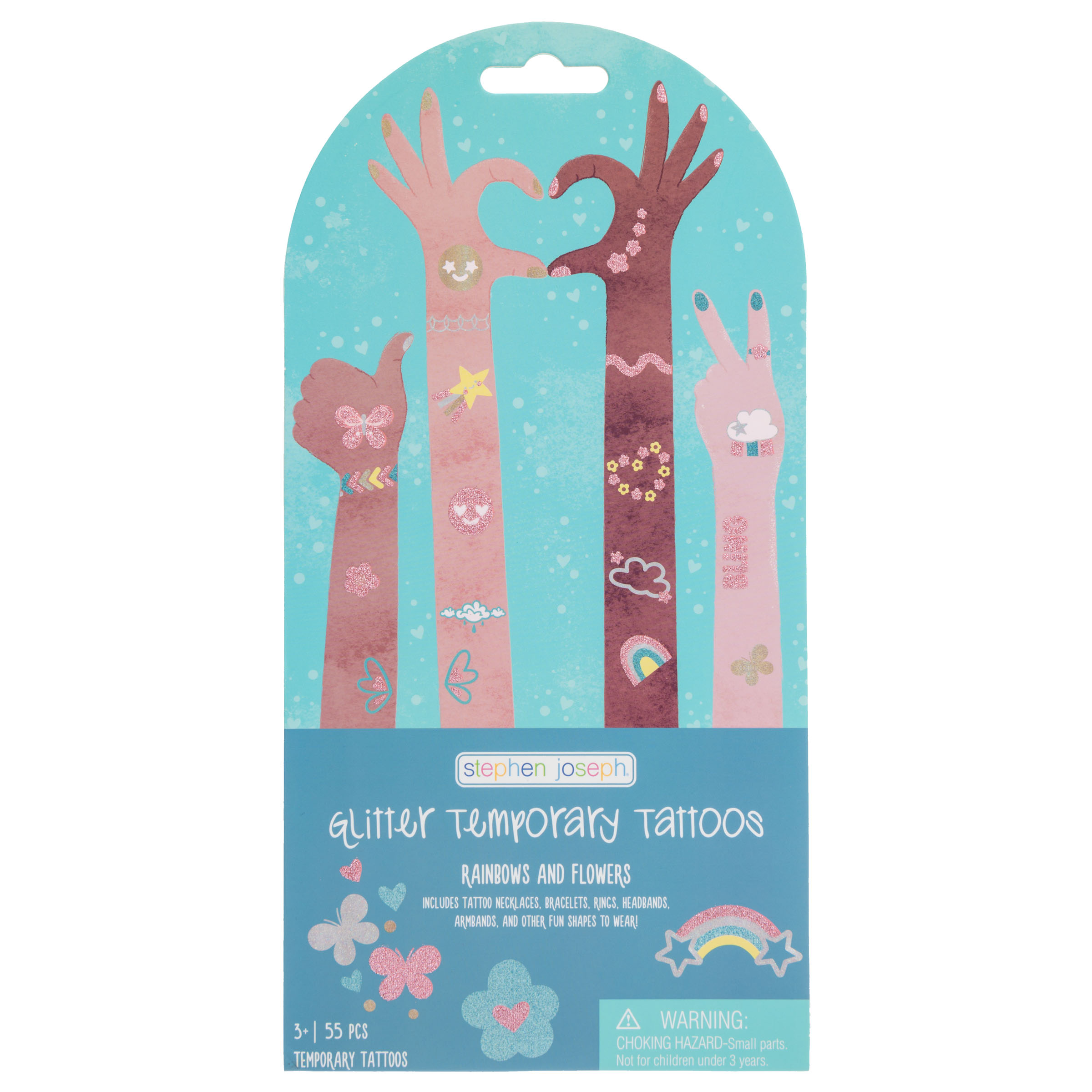 קעקועים זמניים- קשת בענן – תמונה 4