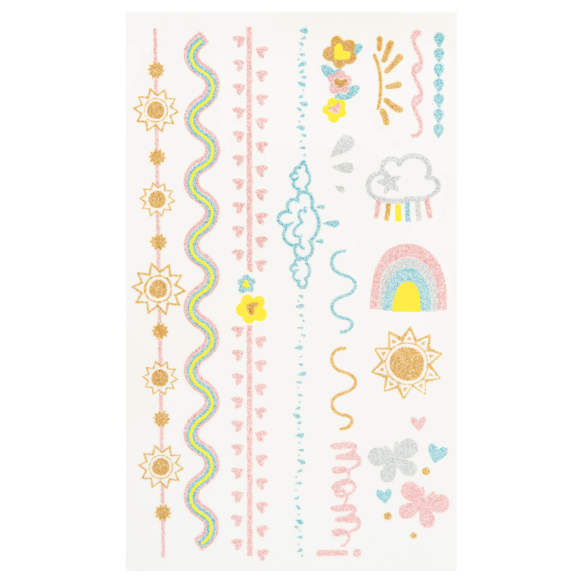 קעקועים זמניים- קשת בענן – תמונה 6